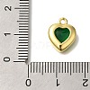 Brass Micro Pave Cubic Zirconia Pendants KK-K389-048G-02-3