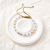 ABS Imitation Pearl Beads Braided Bead Bracelets for Women BJEW-D317-09B-PG-1