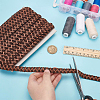 Imitation Leather Braided Lace Ribbon WL-WH0003-02B-3