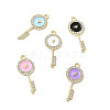 Alloy Enamel Pendants ENAM-B050-08G-1