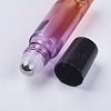 10ml Glass Gradient Color Essential Oil Empty Roller Ball Bottles X-MRMJ-WH0011-B03-10ml-2