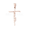 304 Stainless Steel Pendants Ion Plating(IP) STAS-D179-13RG-1