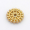 Alloy Daisy Spacer Beads X-PALLOY-M049-07G-2