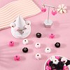 200Pcs 4 Colors Velvet Imitation Rabbit Fur European Beads FIND-SC0022-89-4