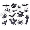 SUPERFINDINGS 9 Sets 3 Styles Halloween 3D Wall Decorative Stickers DIY-FH0005-50-1