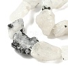Raw Rough Natural Rainbow Moonstone Beads Strands G-M453-D03-4