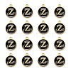 Golden Plated Alloy Charms LS-ENAM-S118-02Z-2