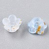 Frosted Transparent Acrylic Beads OACR-N137-72J-3