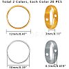 Brass Bead Frames KK-PH0035-56-2