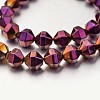 Electroplate Non-magnetic Synthetic Hematite Bead Strands G-F300-29B-04-1