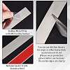201 Stainless Steel Self-Adhesive Flexible Molding Trim FIND-WH0139-141C-02-4