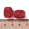 Transparent Resin European Jelly Colored Beads RESI-B025-01A-01-3