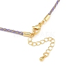 2MM Nylon Braided Cord Necklace Making MAK-A019-02G-17-3