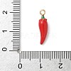 Alloy Enamel Pendants PALLOY-P314-02E-G-3