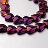Electroplate Non-magnetic Synthetic Hematite Bead Strands G-F300-22B-04-1