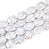 Natural Baroque Keshi Pearl Beads Strands PEAR-S020-T10-01-2