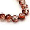 Baking Paint Crackle Glass Beads Strands X-CCG-S001-6mm-18-3