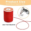 6 Rolls 6 Colors Round Waxed Polyester Cord YC-YW0001-08A-3