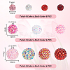   66pcs 11 style Polymer Clay Rhinestone Beads RB-PH0001-29-2