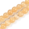 Natural Yellow Calcite Beads Strands G-B125-D01-01-1
