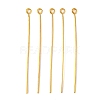 Golden Plated Brass Eye Pin for Jewelry Making X-EPC5.0cm-G-3