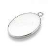 Tarnish Resistant 201 Stainless Steel Pendant Cabochon Settings X-STAS-T008-123-3