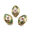 Handmade Cloisonne Beads CLB-Q002-08D-1