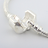 Brass European Style Bracelets for Jewelry Making KK-R031-01-3
