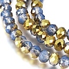 Electroplate Glass Beads Strands EGLA-A034-J2mm-O01-3
