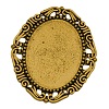 Alloy Cabochon Settings LS-PALLOY-A15623-AG-NF-1