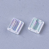 2-Hole Transparent Glass Seed Beads SEED-S023-29C-01-2