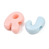 Opaque Acrylic European Beads AC-CBAE09B-06-2