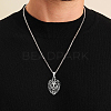 4Pcs 2 Colors 304 Stainless Steel Pendants STAS-UN0059-72-6