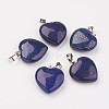 Natural Dyed Lapis Lazuli Pendants G-G956-B07-FF-1