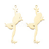 201 Stainless Steel Connector Charms STAS-N090-LA946-2-2