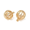 Brass Micro Pave Clear Cubic Zirconia Pendants KK-D261-01G-08-2