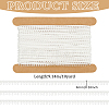 10 Yards Polyester Picot Lace Trim SENE-WH0003-42C-2
