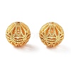 Rack Plating Brass Beads KK-S377-13G-1