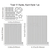 Carbon Steel Cutting Dies Stencils DIY-WH0309-1118-6