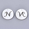 Natural Freshwater Shell Charms SHEL-S276-119N-2