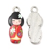 Alloy Enamel Pendants FIND-C037-17P-04-1