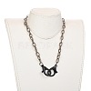 Personalized Nylon Cable Chain Necklaces NJEW-JN02940-03-4