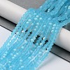 Transparent Glass Beads Strands LS-EGLA-A044-T8mm-MB08-2