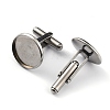 304 Stainless Steel Cuff Buttons STAS-Z015-33F-2