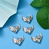 Rack Plating Alloy Glass Pendants FIND-YW0001-85C-5