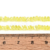 Electroplate Transparent Glass Beads Strands EGLA-Q139-01A-A16-4