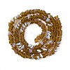 Frosted Transparent Glass Beads Strands GLAA-N054-4mm-05-2