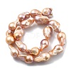 Natural Nucleated Pearl Beads Strands PEAR-B004-15C-04E-4
