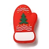 Christmas series Silicone Beads SIL-S006-01G-1