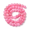 Natural Mashan Jade Round Beads Strands G-D263-8mm-XS30-5